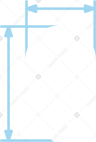 чертеж лампы с размерами в PNG, SVG