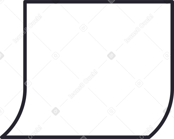 white sticker note Illustration in PNG, SVG