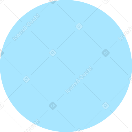 blue circle for background Illustration in PNG, SVG