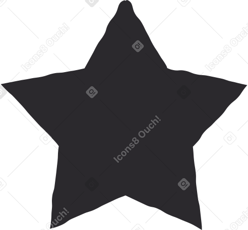 estrella negra PNG, SVG