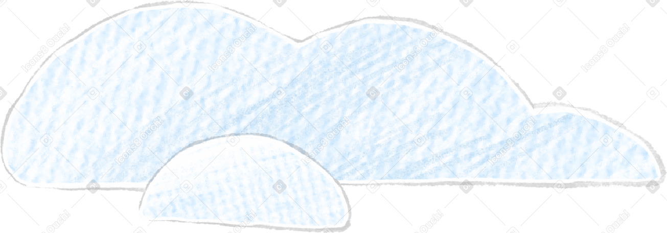 Белые сугробы снега в PNG, SVG