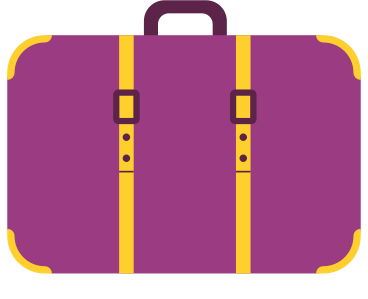 burgundy vintage suitcase PNG, SVG