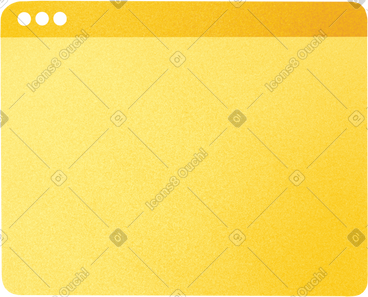 Yellow browser screen PNG, SVG