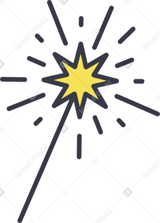 sparklers PNG, SVG