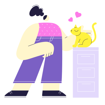 Taking care of a pet PNG, SVG