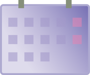 Настенный календарь в PNG, SVG