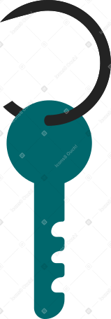 house key Illustration in PNG, SVG