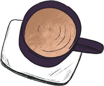 Cappuccino mug PNG, SVG