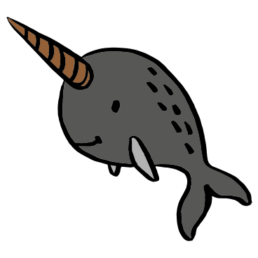 独角鲸 PNG, SVG