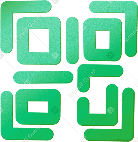 green qr code PNG、SVG
