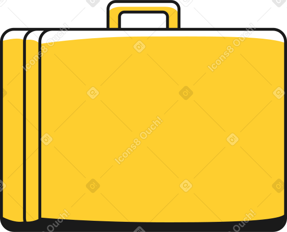 briefcase Illustration in PNG, SVG
