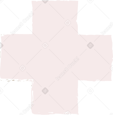 light pink cross PNG, SVG