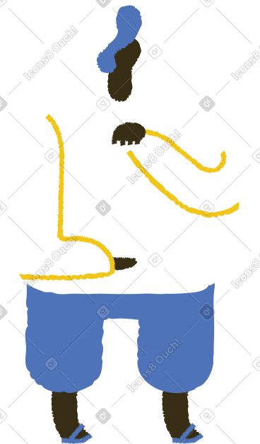 Man in white chef hat PNG, SVG