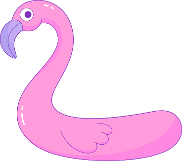 pink flamingo PNG, SVG