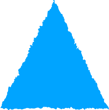 Triángulo azul cielo PNG, SVG