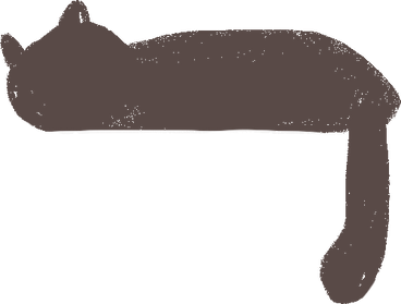 gray cat PNG, SVG