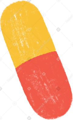 red yellow pill в PNG, SVG