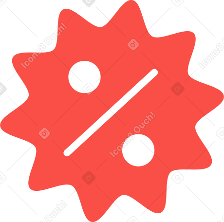 percentage discount icon PNG, SVG