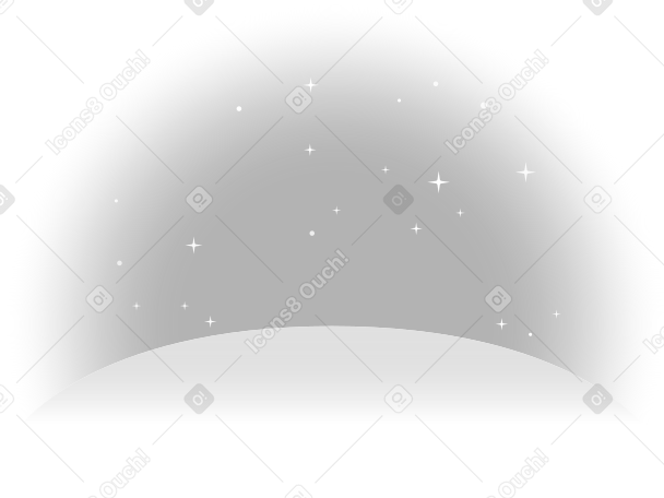 лунный пейзаж в PNG, SVG
