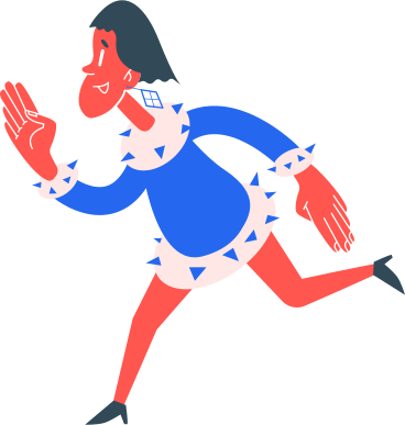 Mujer corriendo PNG, SVG