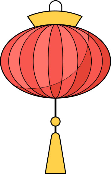 Lanterna cinese PNG, SVG