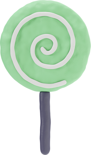 Light green lollipop PNG, SVG