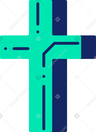 хэллоуин крест в PNG, SVG