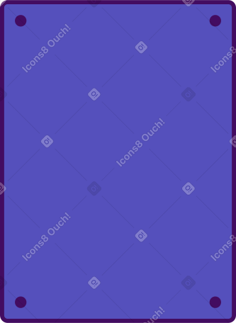 blue rectangle with frame PNG, SVG