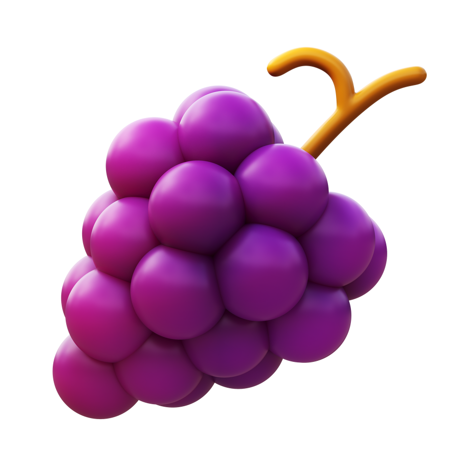 grapes Illustration in PNG, SVG