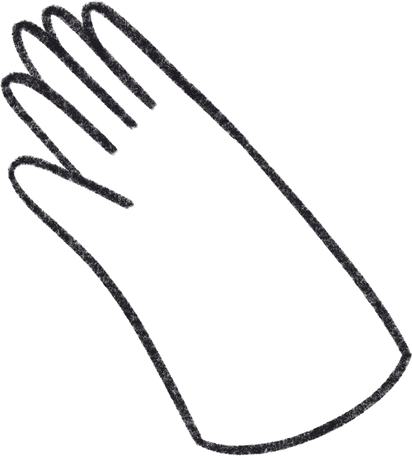 rubber glove PNG, SVG