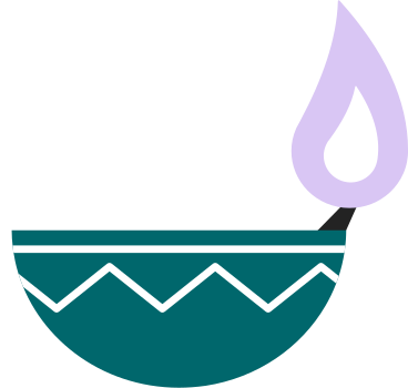 indian candle in a bowl PNG, SVG