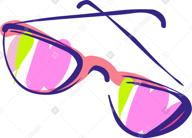 Modische sonnenbrille PNG, SVG