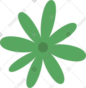 绿花 PNG, SVG