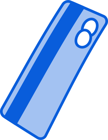 blue bank card PNG, SVG