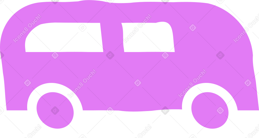 bus Illustration in PNG, SVG