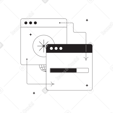 Loading the next page PNG, SVG