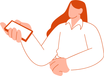woman up to her waist holding a phone PNG, SVG