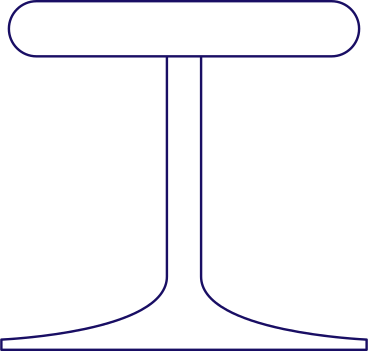 Stuhl mit ovaler sitzfläche PNG, SVG