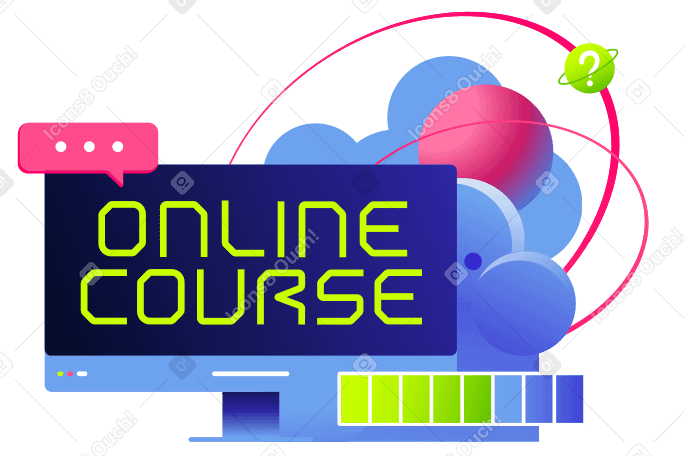 Online course PNG, SVG
