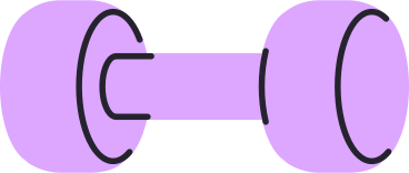 purple barbell PNG, SVG