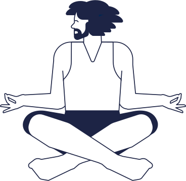 yoga man PNG, SVG