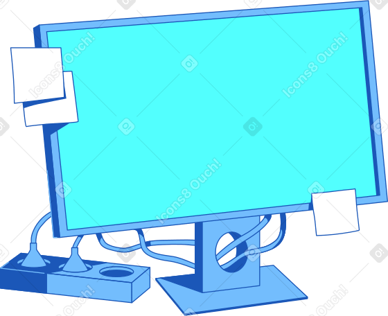 монитор в PNG, SVG