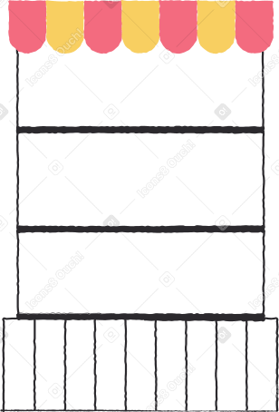 ショーケース のpngとsvgでのイラスト