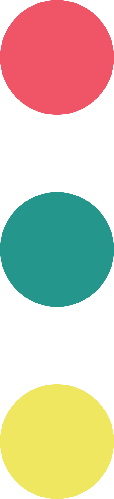 three colorful circles PNG, SVG