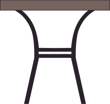 dinner table PNG, SVG
