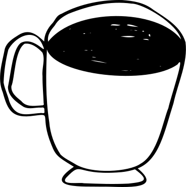 Big cup with tea or coffee PNG, SVG