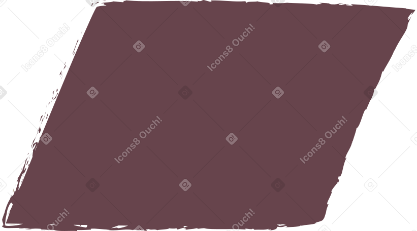 brown parallelogram Illustration in PNG, SVG