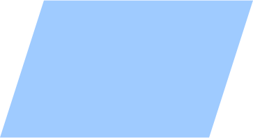 Light blue parallelogram PNG、SVG