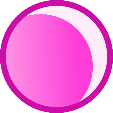 Розовый круг в PNG, SVG