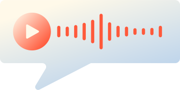speech bubble with play icon and waves PNG, SVG